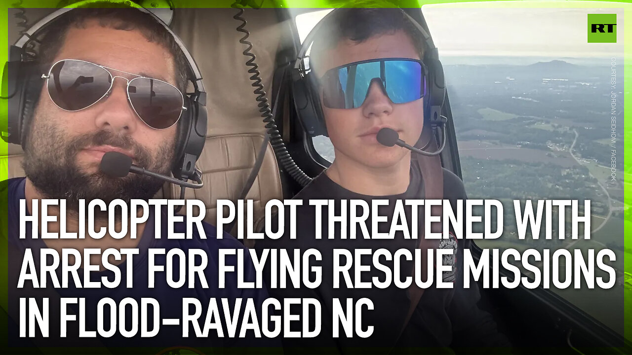 Helicopter pilot threatened with arrest for flying rescue missions in flood-ravaged NC