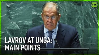 Russian FM Lavrov addresses UNGA: Middle East, Ukraine, UN reform, multipolarity