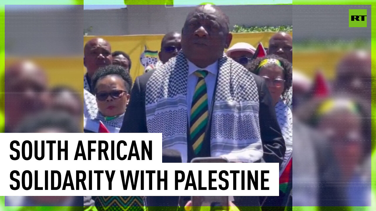 South African President pledges solidarity with Palestinians