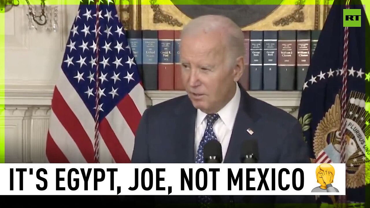 The President of Mexico El-Sisi did not want to open up the gate… – Biden