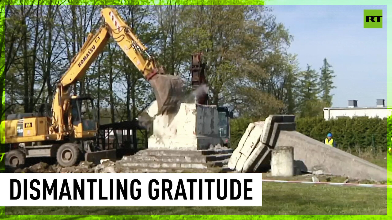 'Gratitude to the Red Army' monument dismantled in Poland