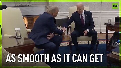 Trump and Biden share a 'smooth transition' handshake