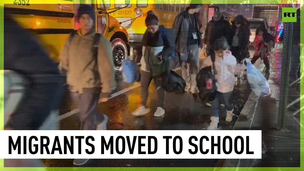 Students forced to leave after school becomes migrant shelter