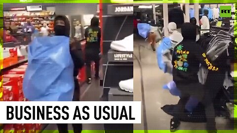 Gang of teens ransack LA Nike store