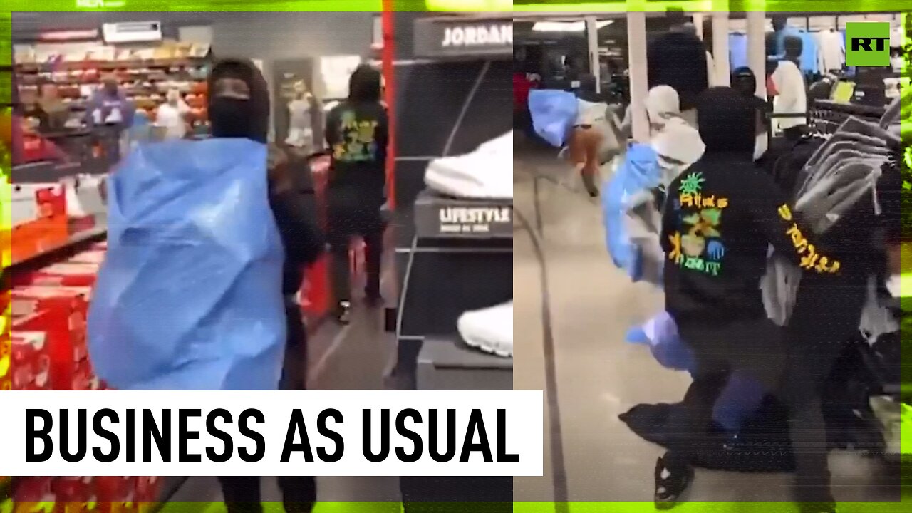 Gang of teens ransack LA Nike store