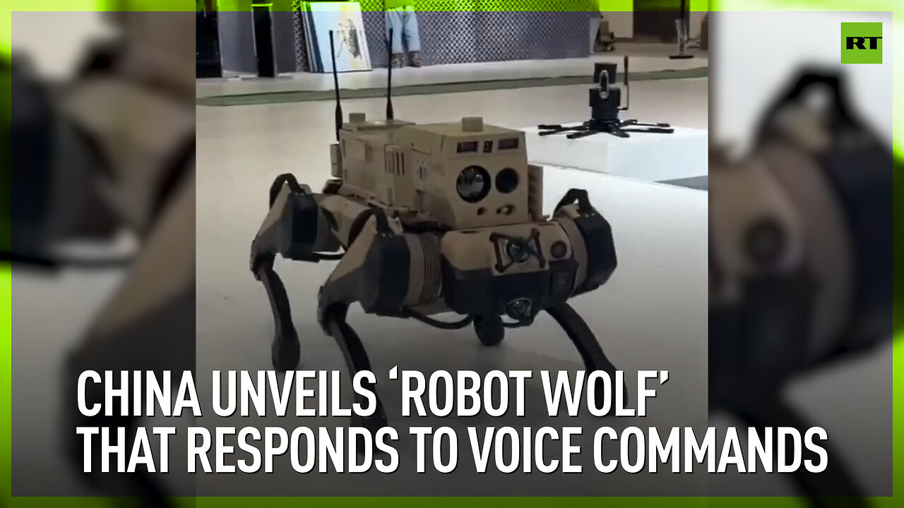 China unveils ‘robot wolf’ that responds to voice commands