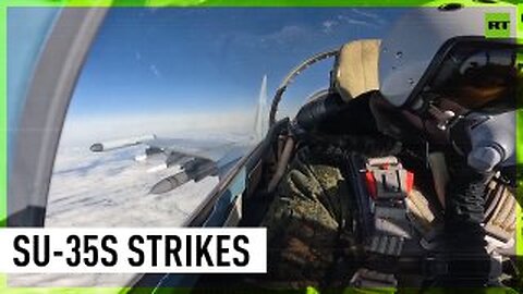 Russian fighter pilot completes combat sortie