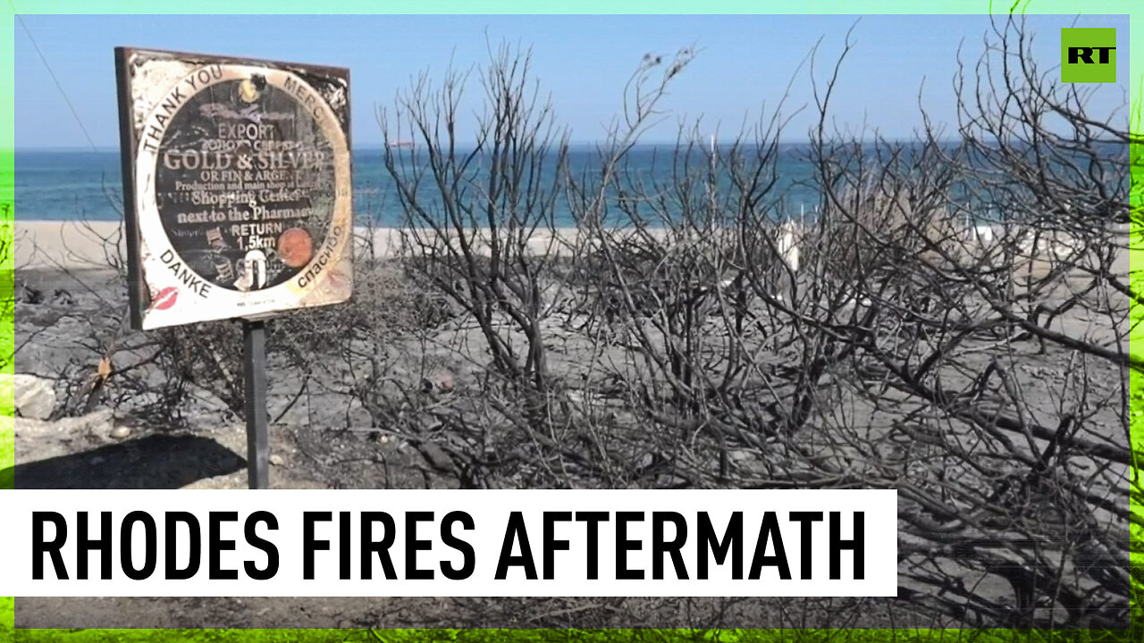 Rhodes fires leave island devastated