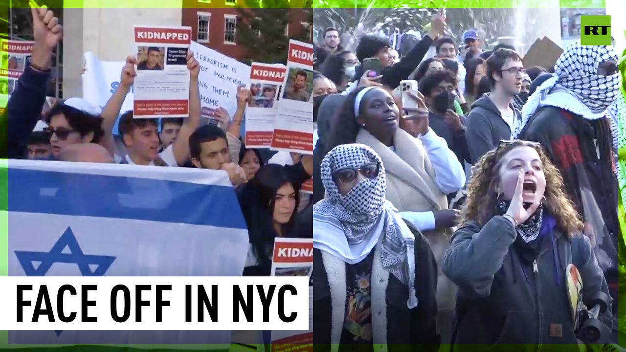 Pro-Israel and pro-Palestine demonstrators brawl in NYC