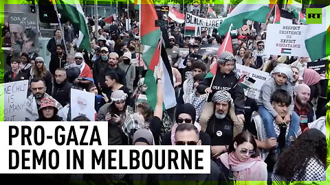 Massive pro-Gaza demonstration hits Melbourne