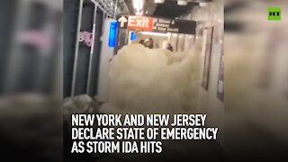 New York and New Jersey declare state of emergency as Storm Ida hits