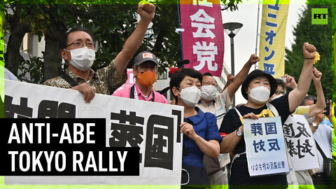 Dozens condemn state funeral for killed PM Abe