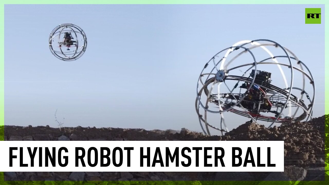 Flying robot hamster ball finally invented