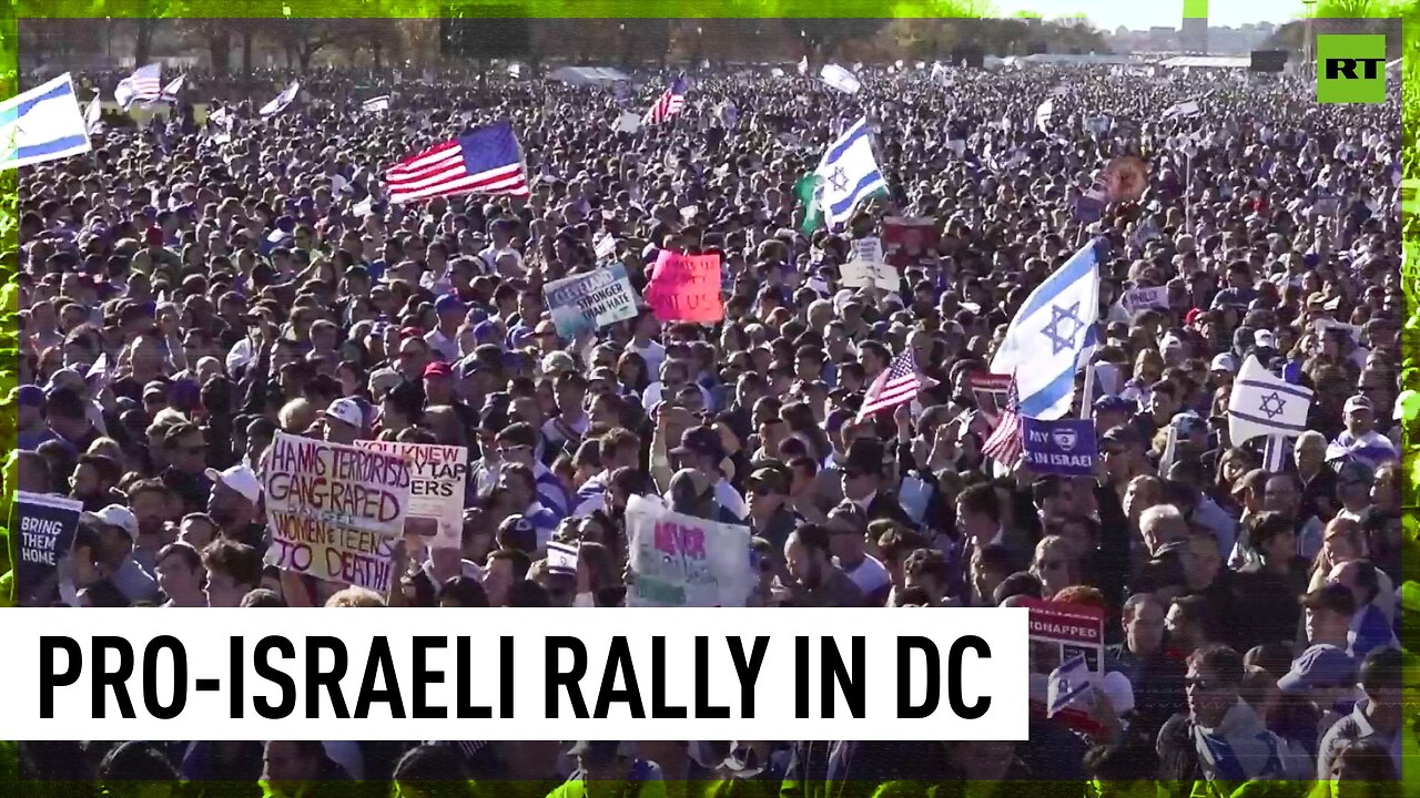 Massive pro-Israeli rally held in DC