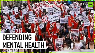 Students rally in Madrid for mental health and free education