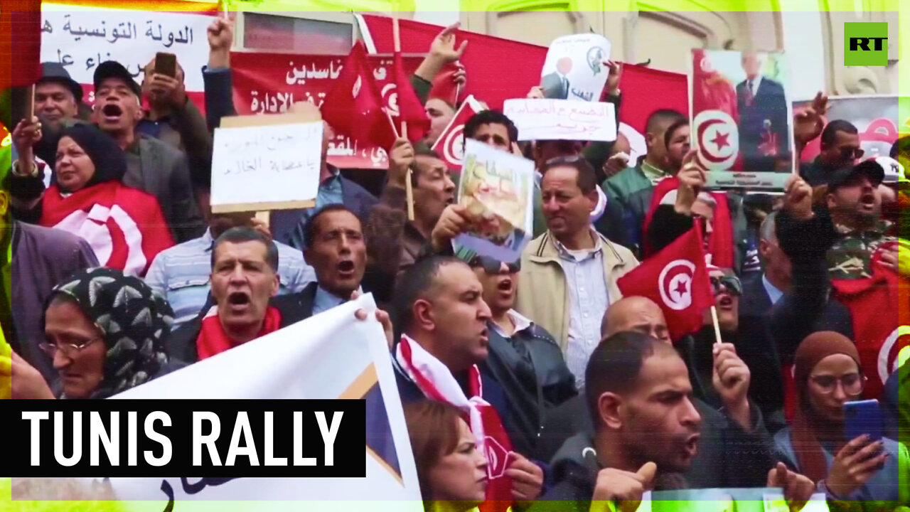 Tunis rally in support of President Saied