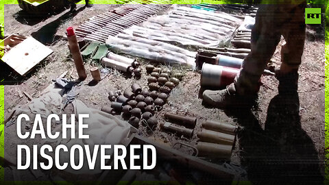 Russian National Guard neutralizes large cache of foreign weapons in LPR