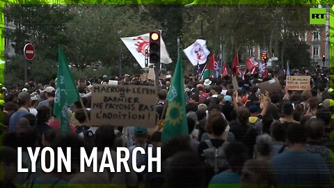 Protesters in Lyon rally against Macron's appointment of Michel Barnier as PM