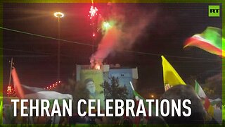 Tehran celebrates Iran’s missile barrage on Israel