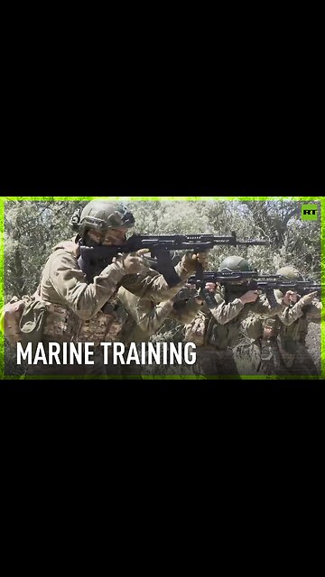 Russian Marines hone combat skills