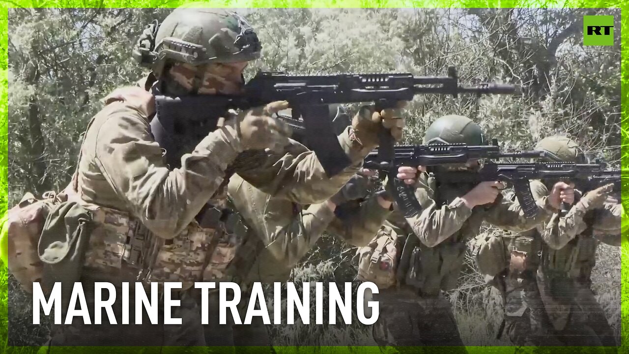 Russian Marines hone combat skills