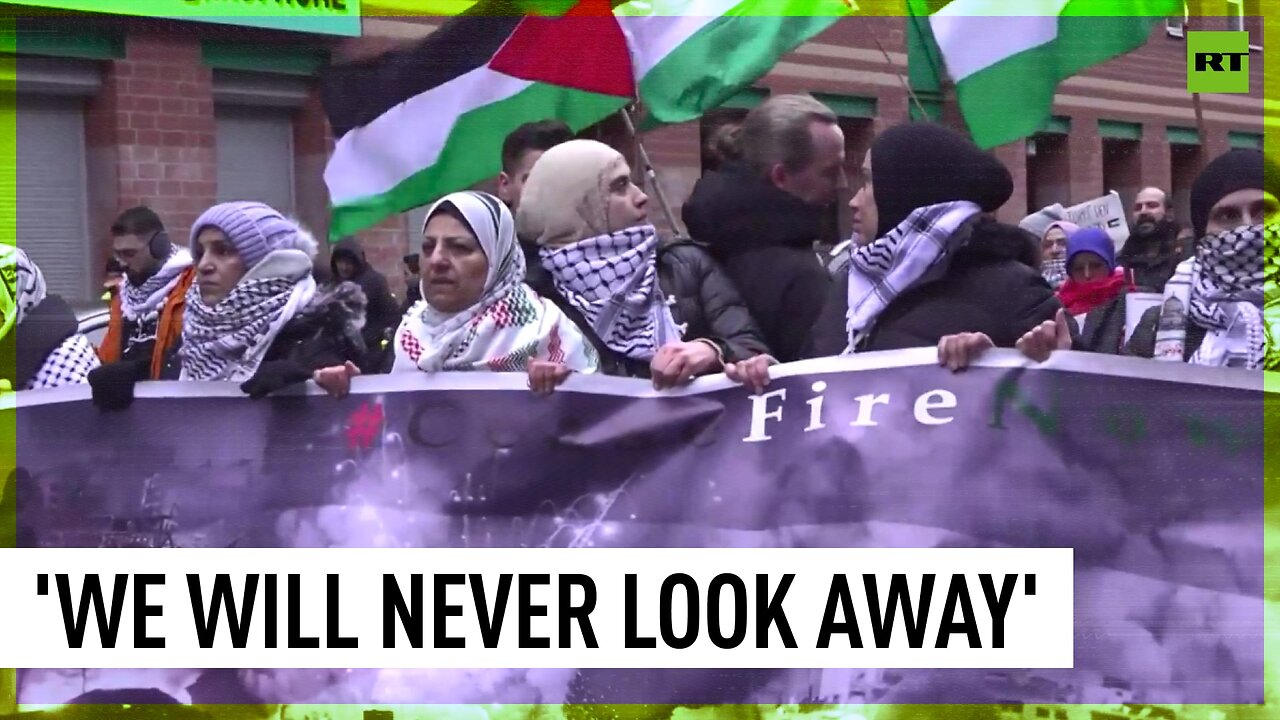 'Germany can do a lot' | Thousands demand immediate ceasefire in Gaza