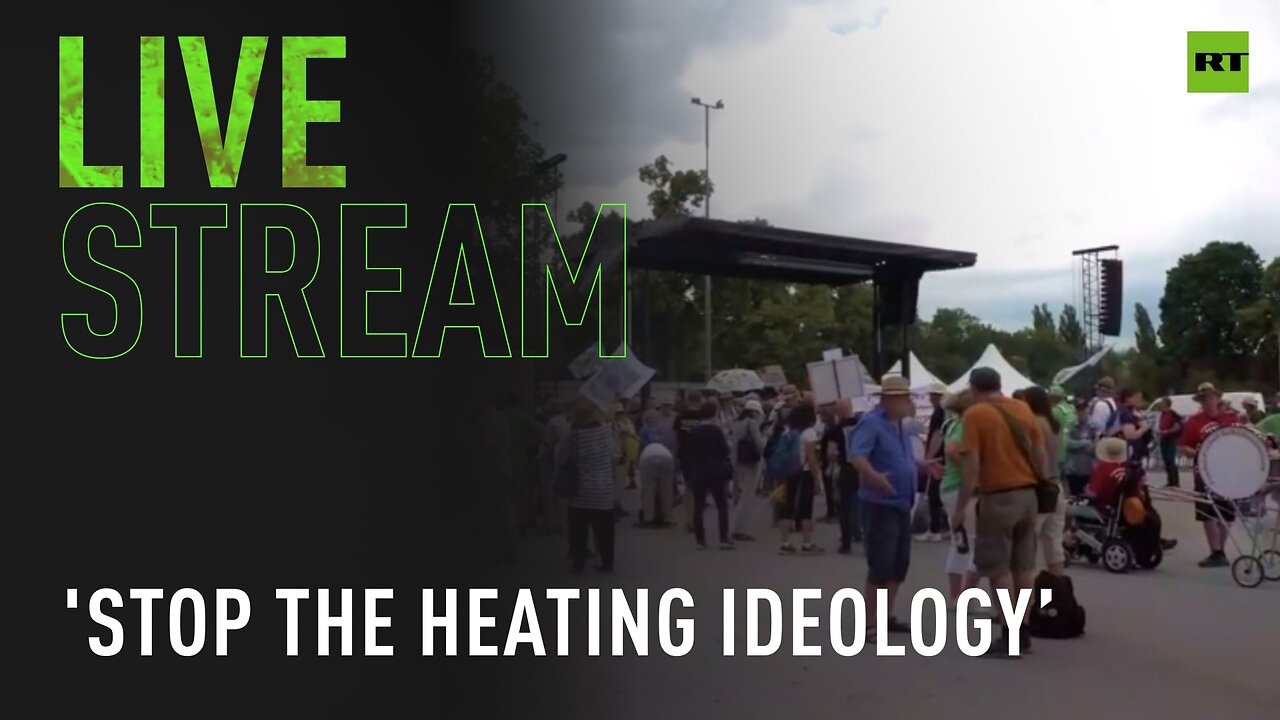 'Stop the heating ideology’ rally in Erding, Germany