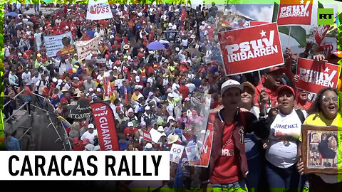 Maduro joins mass rally for anniversary of Chavez's 'anti-imperialist' speech