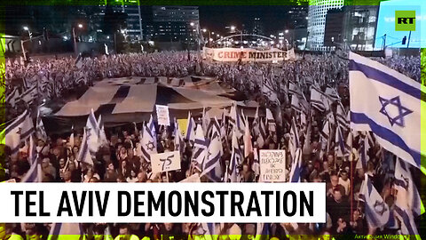 Protesters rally ahead of Israel’s 75th Independence Day