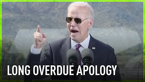 I FORMALLY APOLOGIZE – Biden to the Native Americans