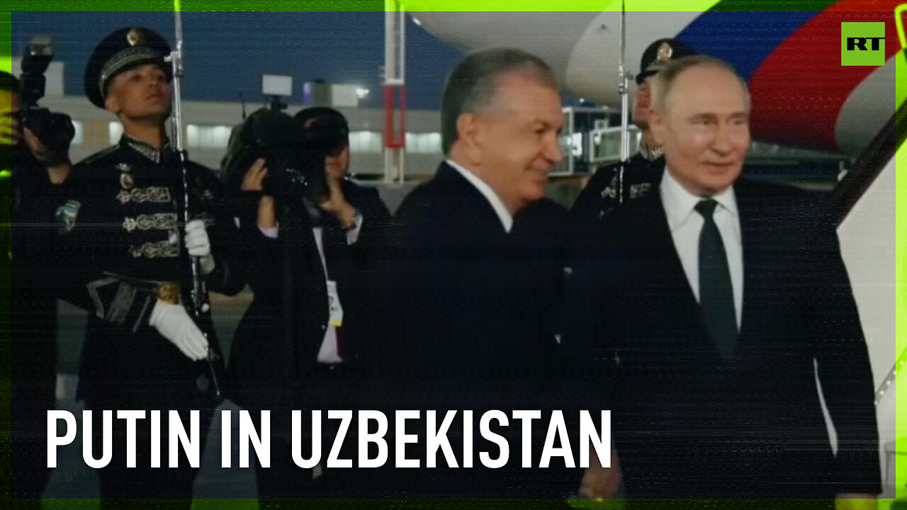 Putin arrives in Uzbekistan for a two-day visit