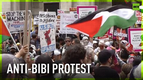 Protesters hit NYC streets ahead of Netanyahu’s UNGA speech