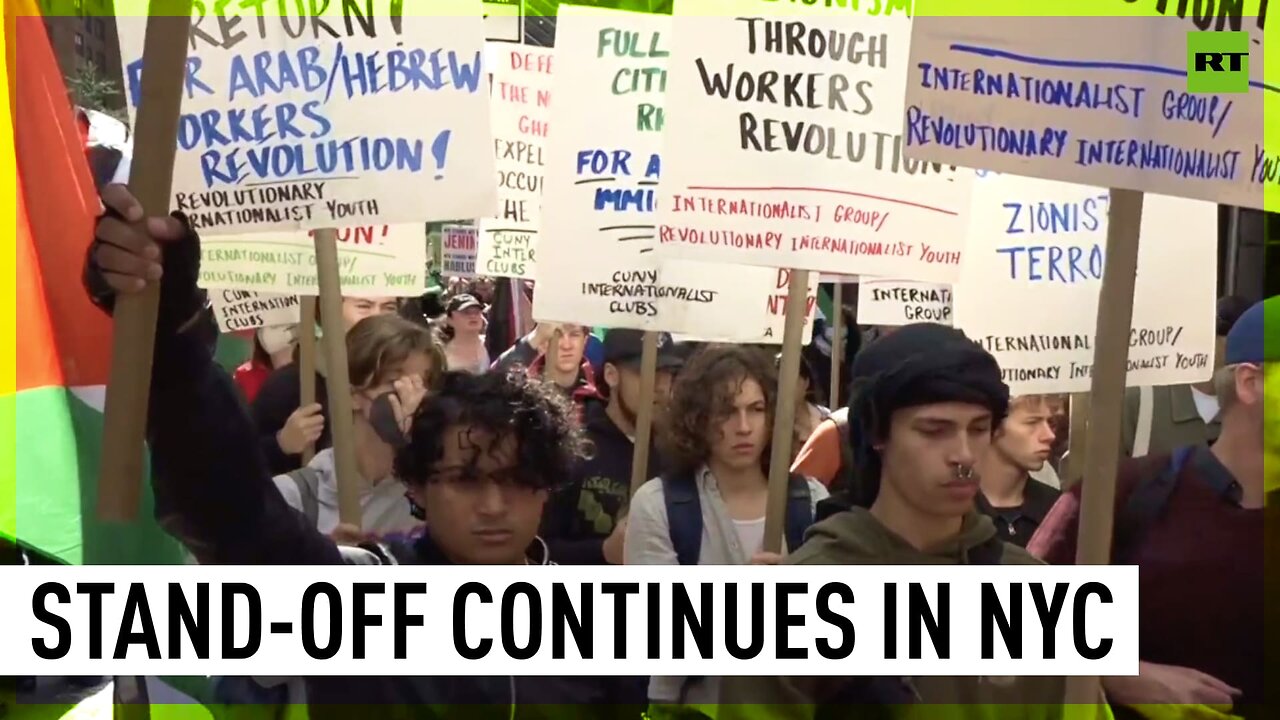 New encounter of pro-Israel and pro-Palestine supporters in NYC