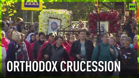 Annual Orthodox crucession takes place in Moscow region