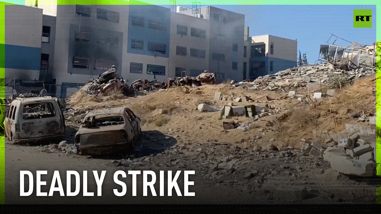 Aftermath of deadly strike on UNRWA school in Gaza