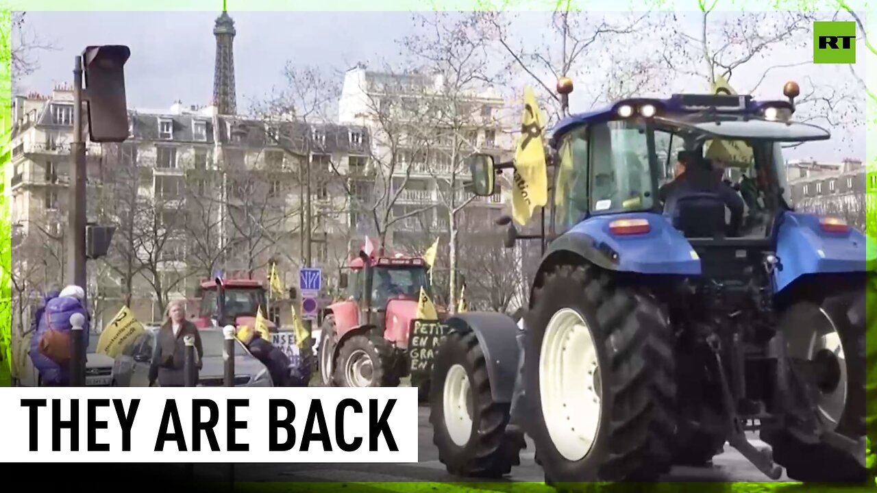 Farmers return to Paris with tractor convoy