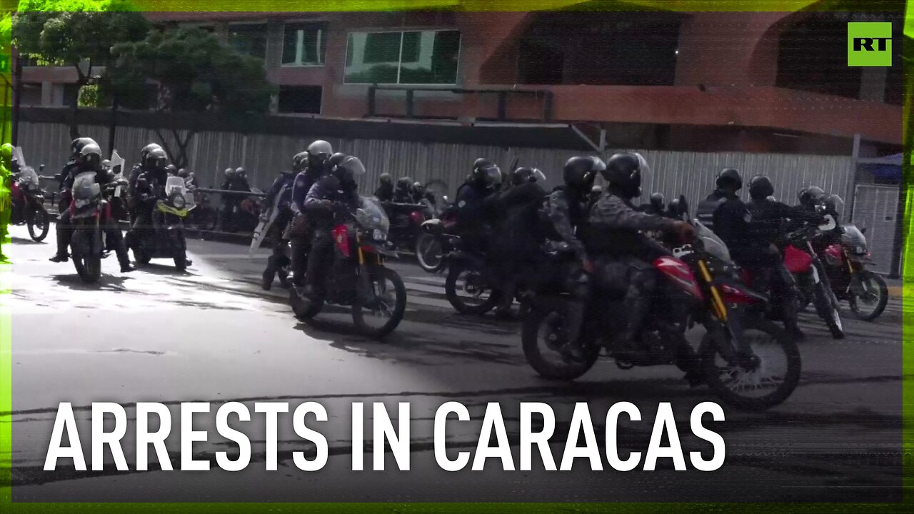 National Guard arrests protesters in Caracas amid election unrest