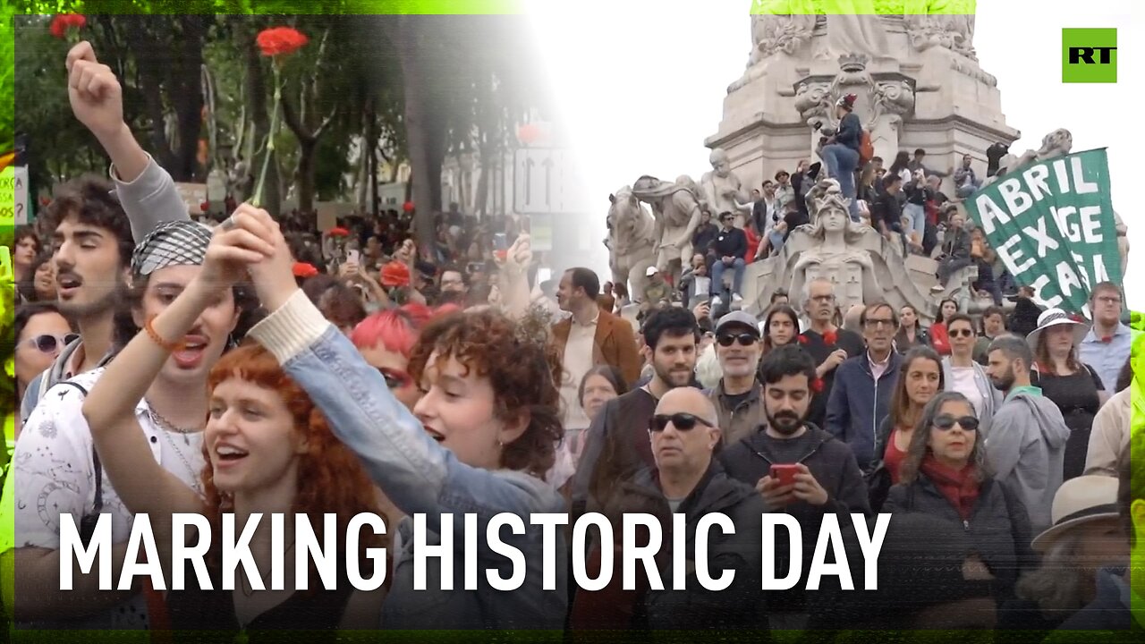 Lisbon taken over by celebration of 'Carnation Revolution' anniversary