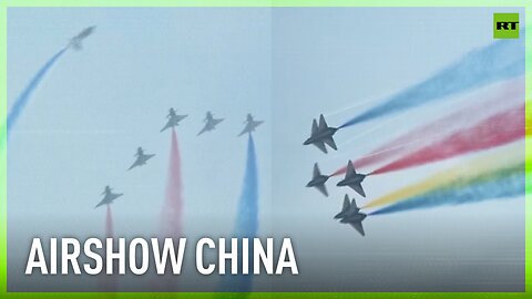 China's largest air show opens with stunt flights