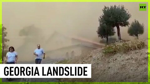 Medieval monastery hit by landslide in Georgia