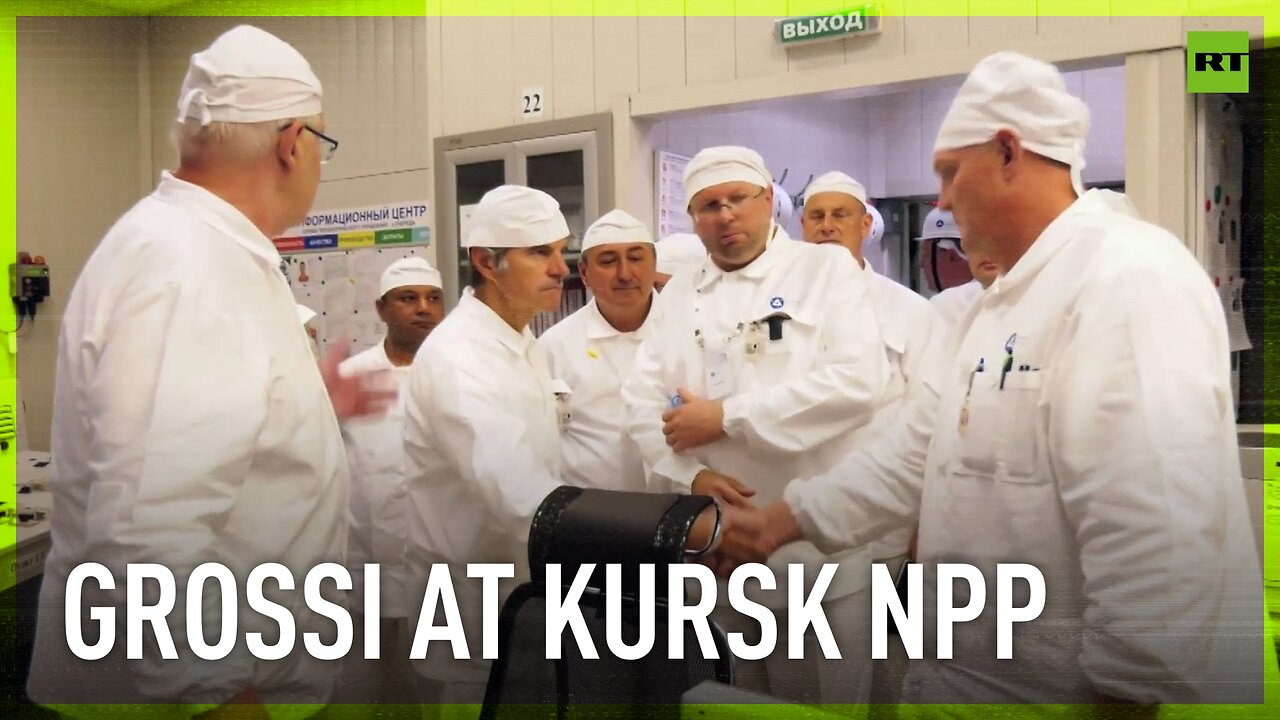 IAEA chief Grossi visits Kursk Nuclear Power Plant in Kurchatov