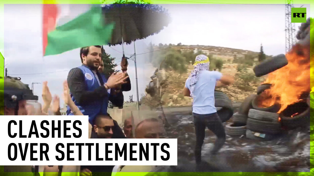 Weekly clashes over West Bank settlements