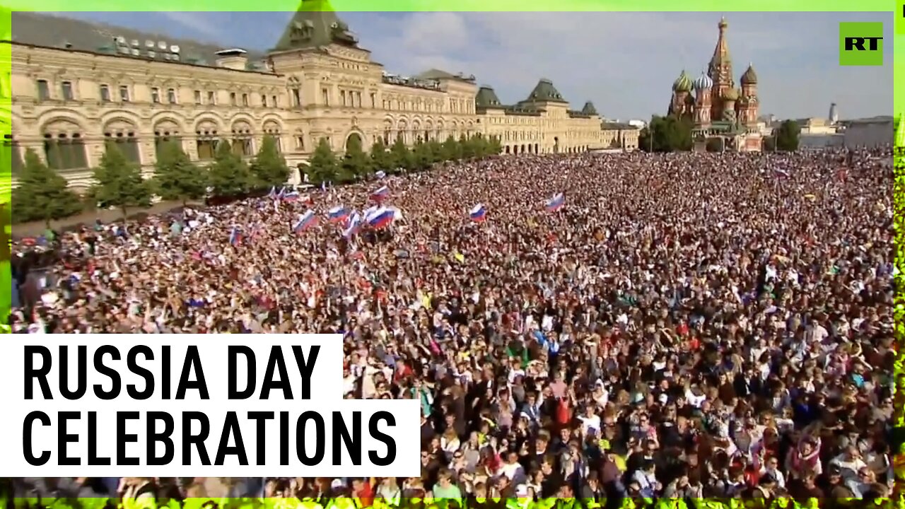 Russia day celebrated in Moscow with concert, fireworks on Red Square