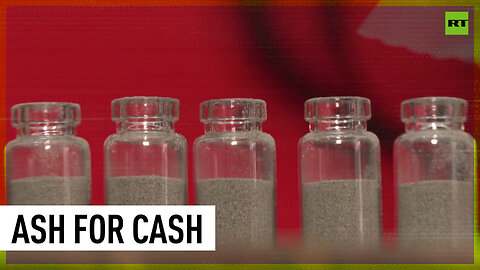 Ash from Popocatepetl volcano eruption on sale in Mexico