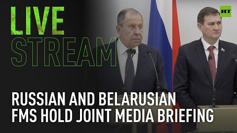 Foreign ministers of Russia and Belarus speak to media in Brest