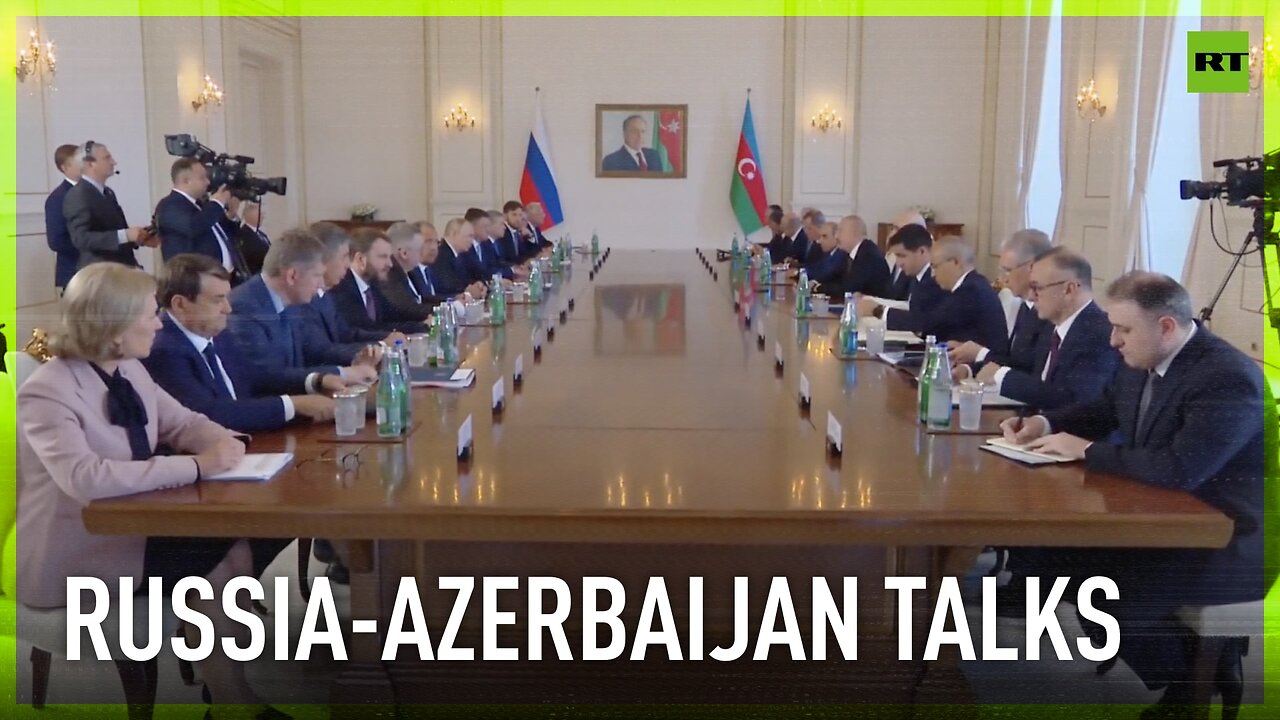 Russian, Azerbaijani presidents and ministers hold talks in Baku