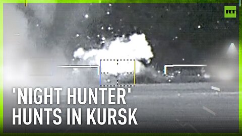 Under cover of night | Russian Mi-28NM helicopter destroys Ukrainian positions in Kursk