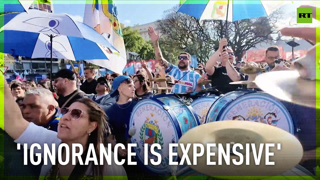 Drums of ire beat in Buenos Aires against Milei's austerity measures