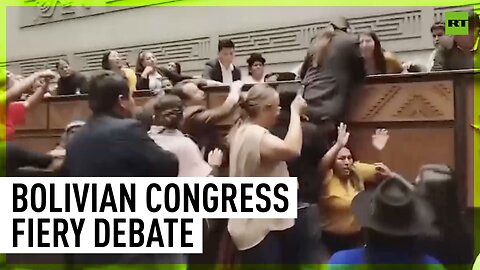 Fiery debate in Bolivian Congress descends into clashes