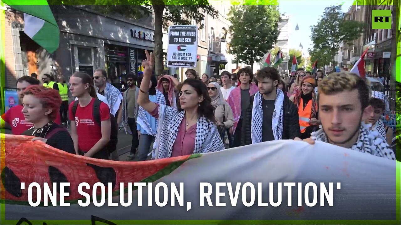 Dutch protesters decry country's support for Israel